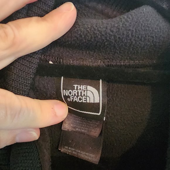 The North Face Ribbed Mens Zip Up Jacket Size L Black - Picture 3 of 4